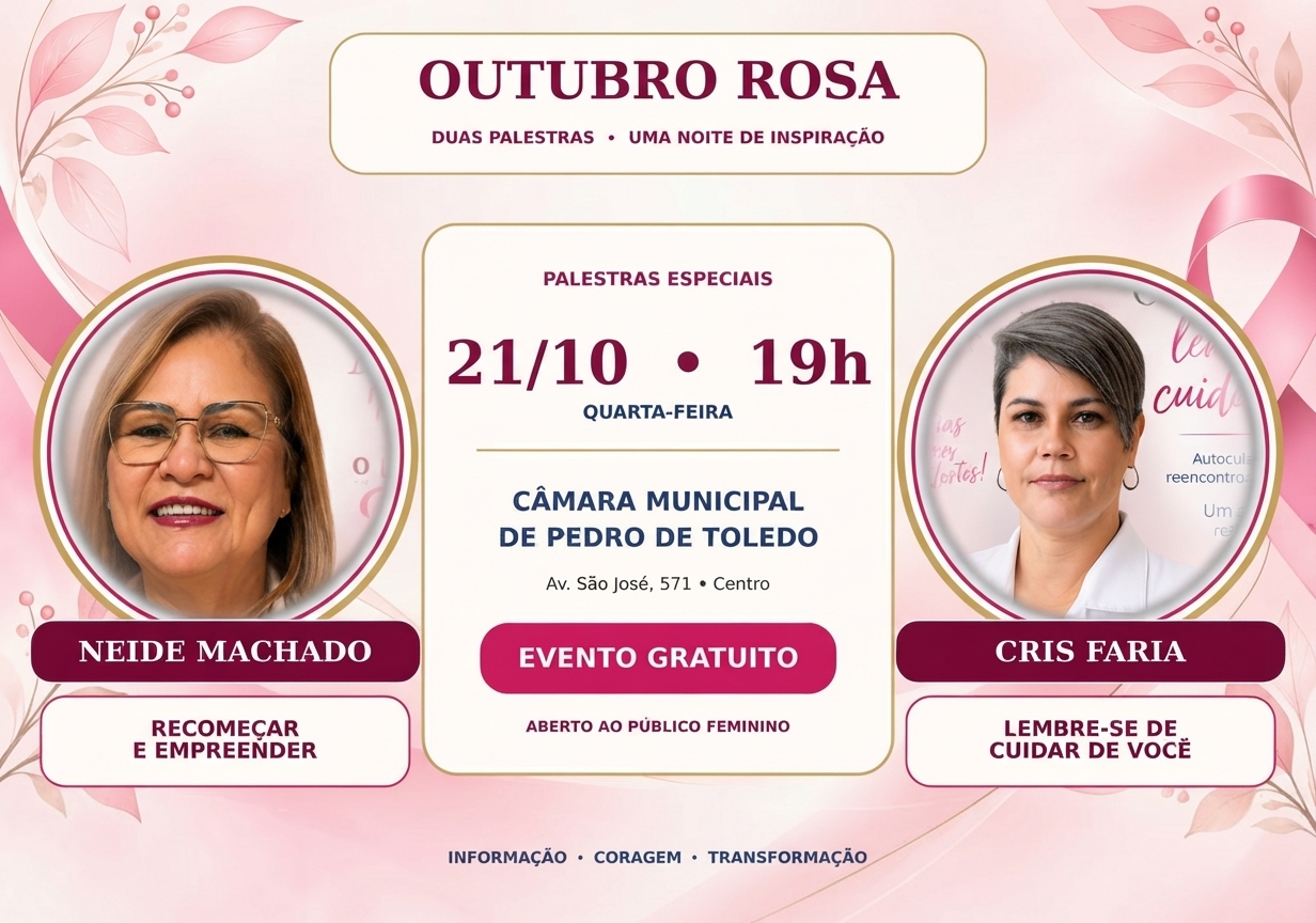 Outubro Rosa • Informação, Coragem e Transformação
