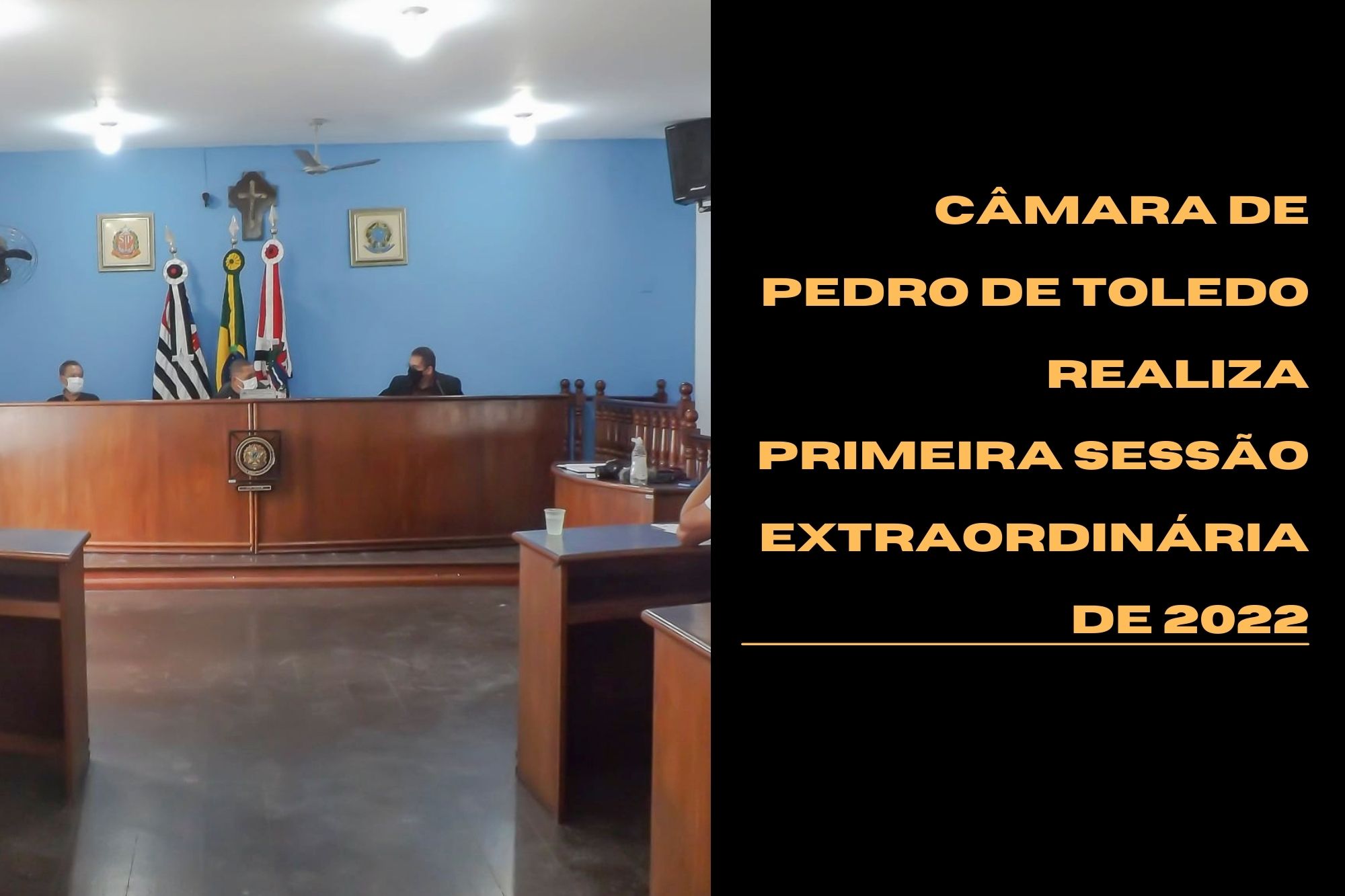 Câmara realiza 1ª Sessão Extraordinária de 2022